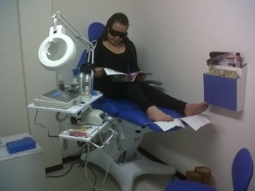 instalaciones en el consultorio medico podologico Dr. Angee en podologo bogota